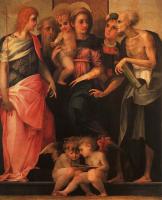 Fiorentino, Rosso - Madonna Enthroned with Four Saints